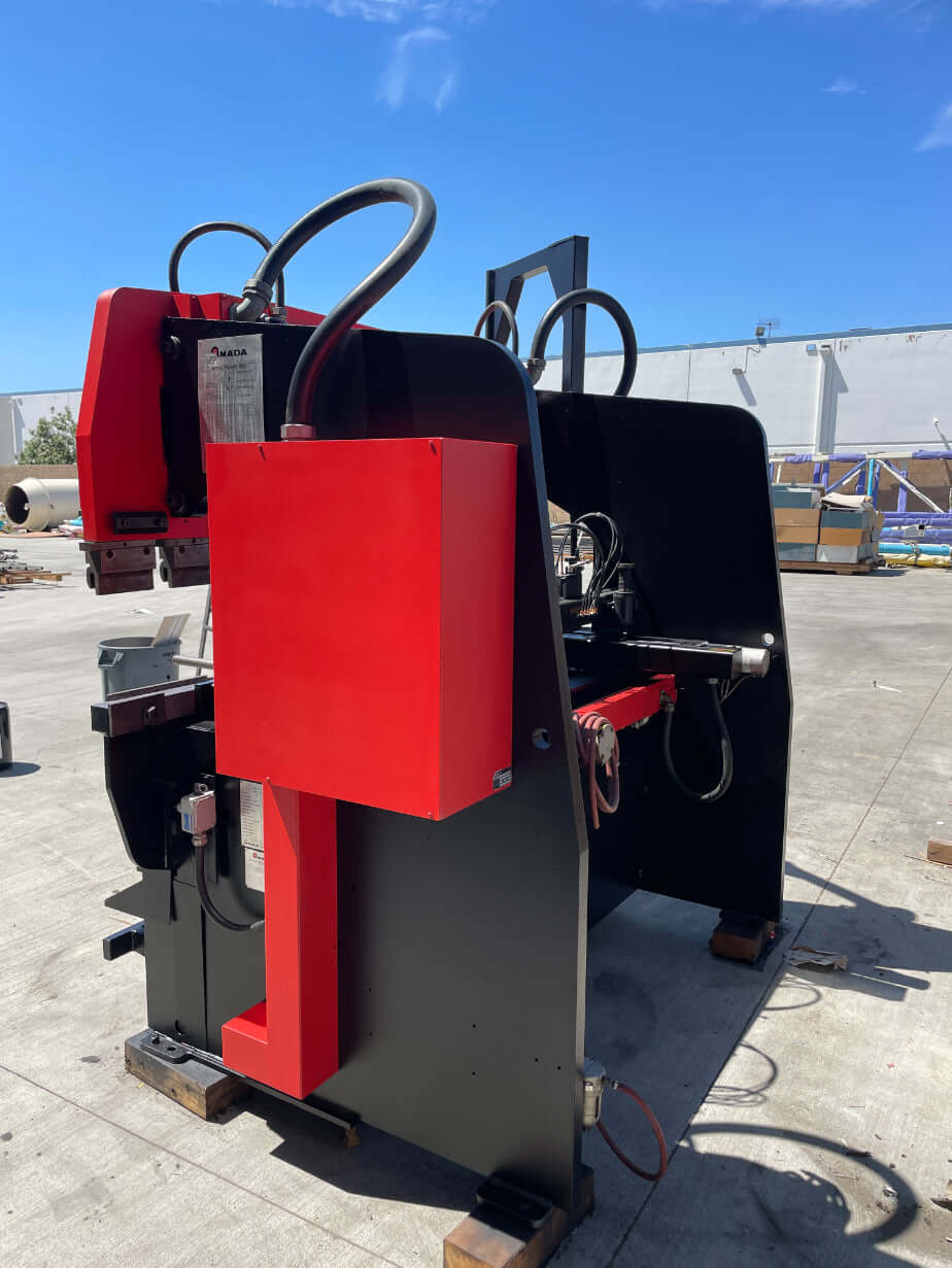 55 Ton, Amada #RG-50, CNC press brake, 6.5'OA, 59.9" between housing, 3.9" stroke, 15.76" throat, 14.6" open - Image 7
