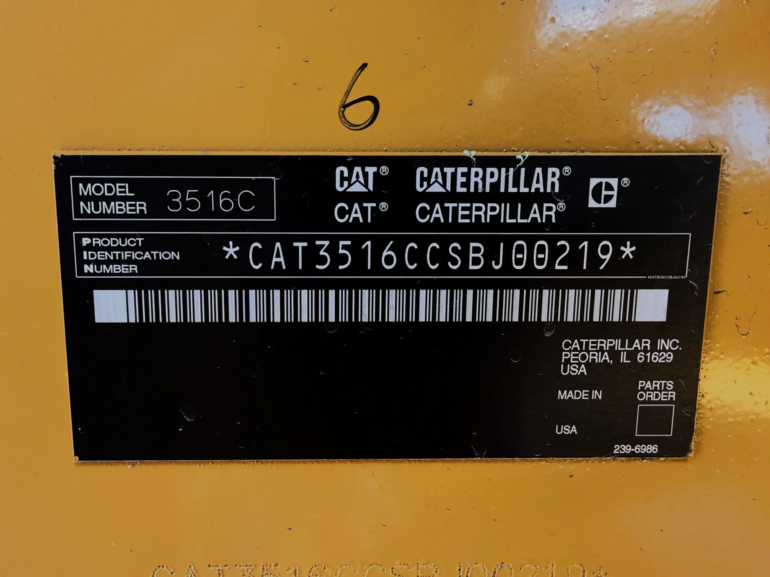 2000 KW Caterpillar #3516C, diesel generator set, 277/480 Volts, 3-phase, 141 hours, 1800 RPM, sound - Image 5
