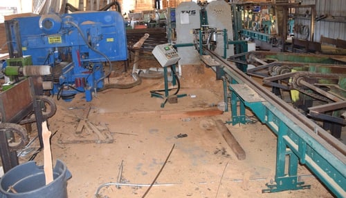 Wood-Mizer #TVS15-USA, Vertical Scragg Mill, 2 bandsaws, 2014, (2 available) - Image 8