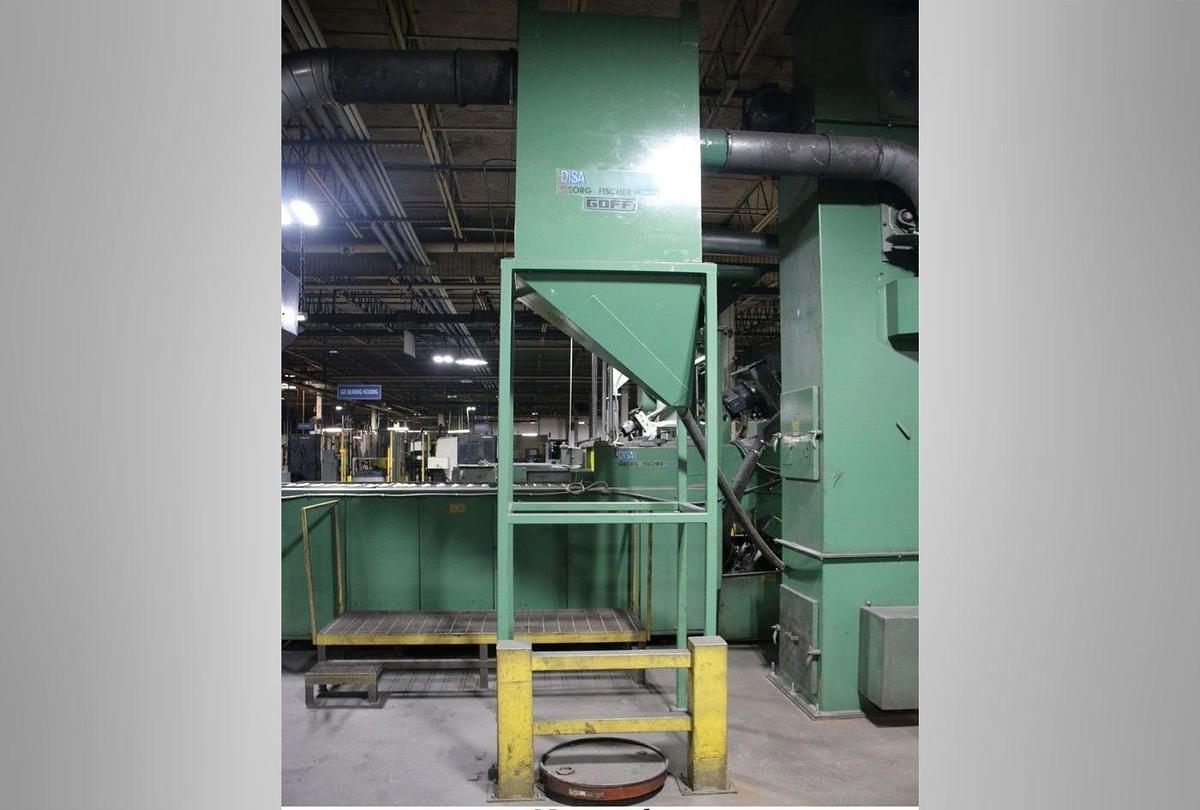 Goff #WM27.5-4-40, Through-Feed Wheel Blast Machine, 24" wide wire mesh belt system, (4) 10 HP wheels, 460 - Image 8