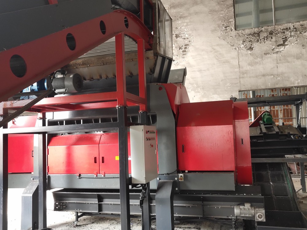 Enerpat #MSA-H3000, Heavy-Duty Hydraulic Single Shaft Shredder, (2) 238 HP motors, 118" shredding chamber - Image 6