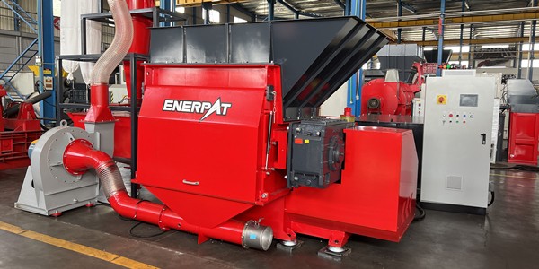 Enerpat #MSA-F, Single Shaft Shredder for plastic, wood, 0.3-10 t/h, 24-59" Shredding Chamber, 25-100 HP - Image 8