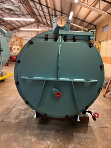 30 HP Superior Mohawk #4-X-156, nat gas firetube boiler, 150 PSI, 1992 - Image 4