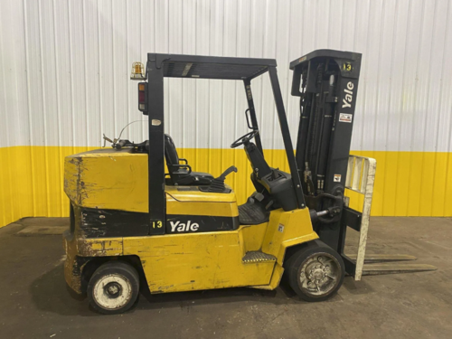 11350 lb. Yale #GLC-120M, LP Gas Forklift, cushion tires, - Image 1