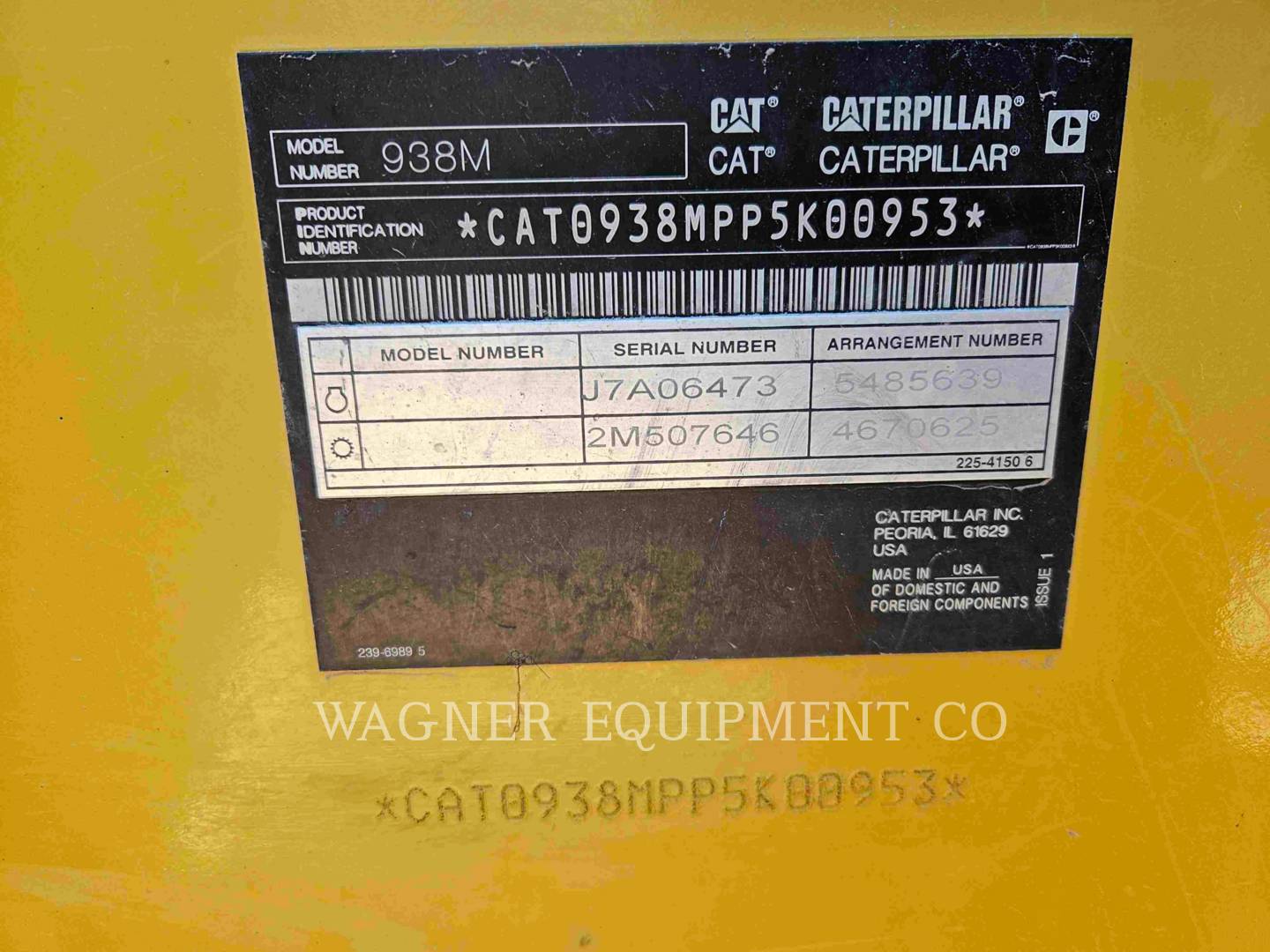 Cat 938M, Wheel Loader, 5008 hours, S/N: P5K00953, 2020 - Image 6