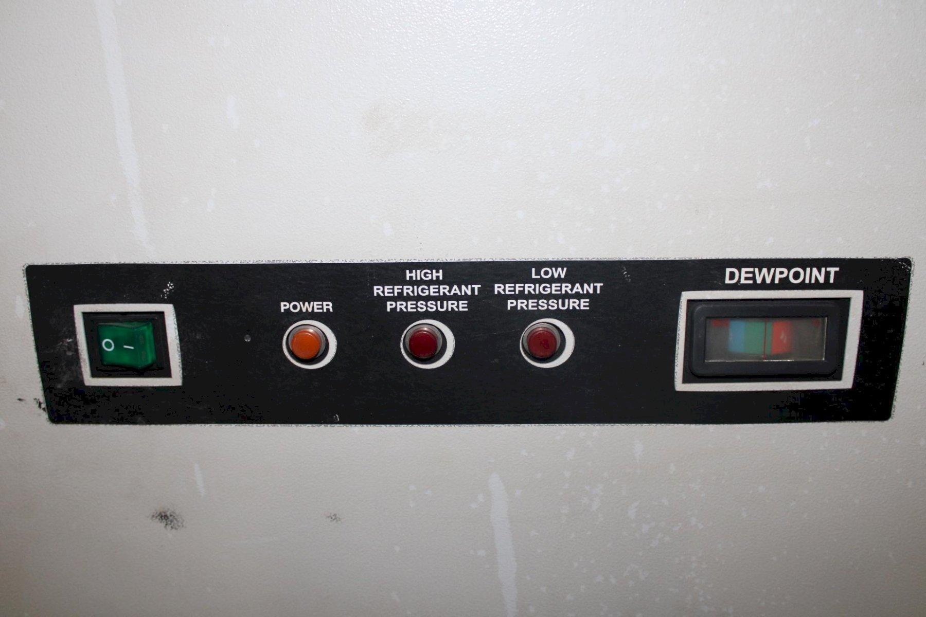 700 cfm, 100&deg;F, 100 psig, Parker Zander, refr. dryer air compressor, R 404 refrigerant - Image 7
