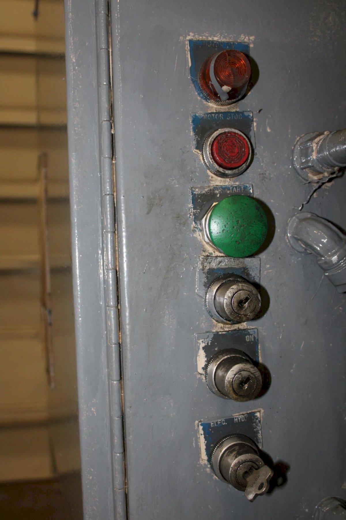 10 Ton, Denson, hydraulic press, 12" stroke, 30" daylight, 8" throat, 3.625" cylinder bore, 2.5" ram - Image 8