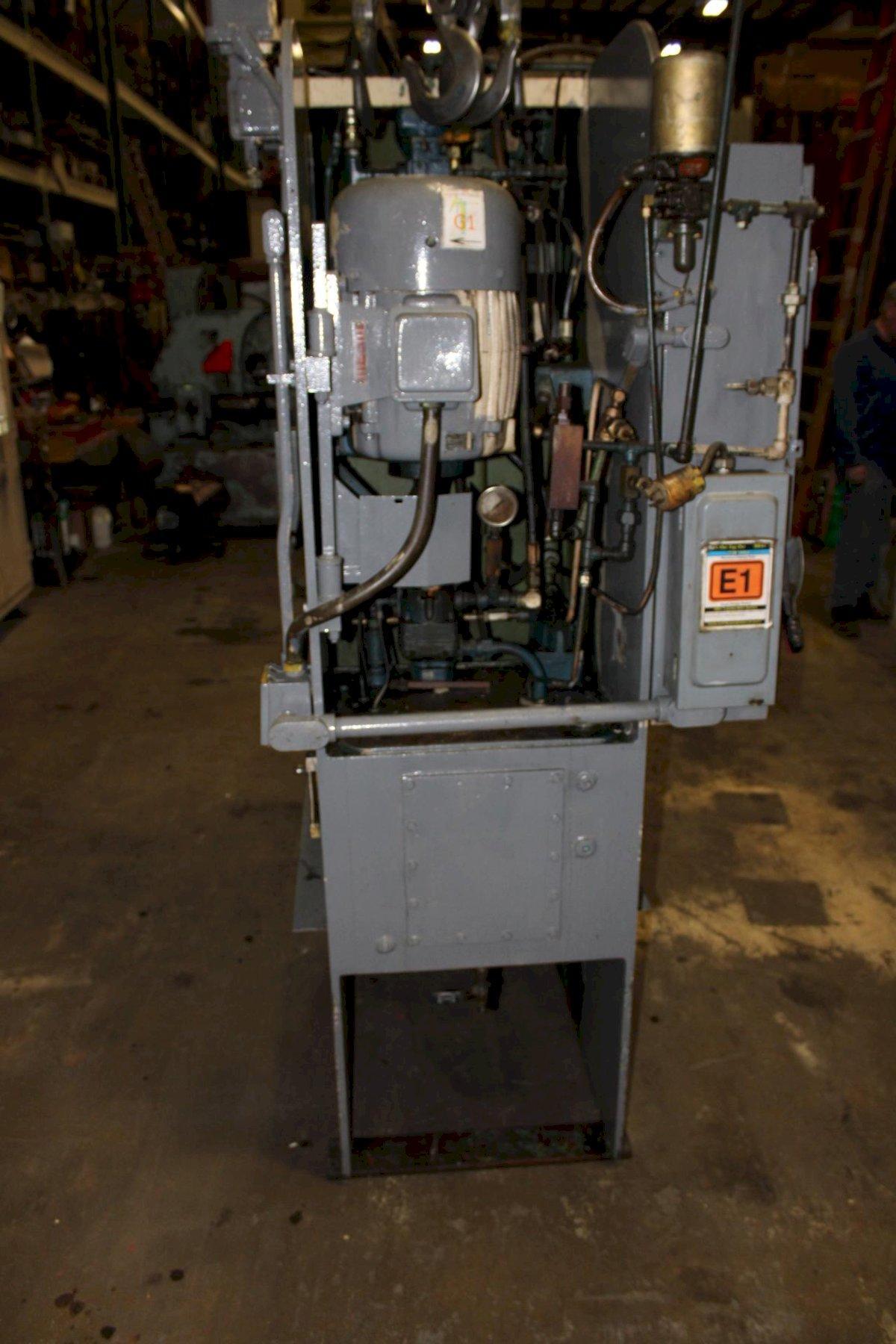 10 Ton, Denson, hydraulic press, 12" stroke, 30" daylight, 10" throat, 3.625" cylinder bore, 2.5" ram - Image 8