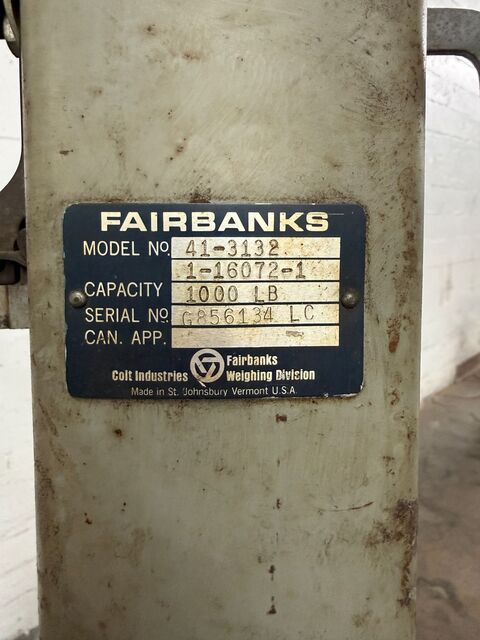 1000 lb. Fairbanks-Morse #41-3132, scale - Image 5
