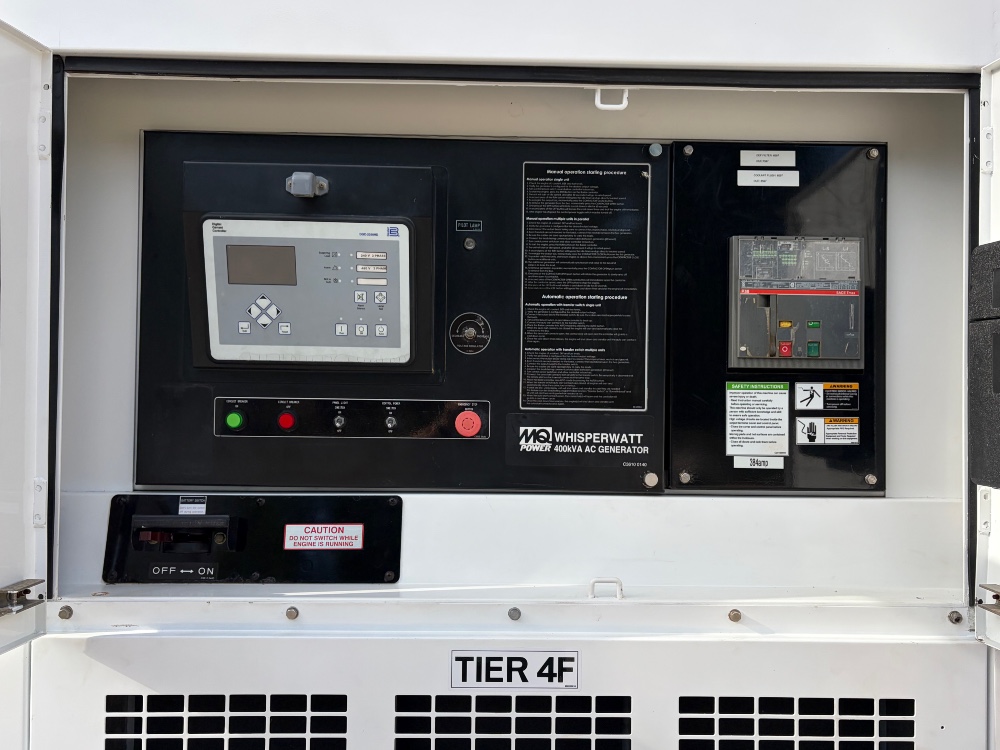 Multiquip Whisperwatt #DCA400SSI4F, 240/480 Volts diesel generator 6698 hours 400 KVA - Image 8