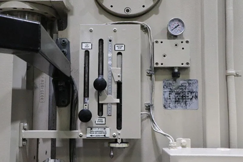 140 Ton, Wysong #MTH-140-144, hydraulic press brake, 12' overall, 120" between housing, 8" stroke - Image 6