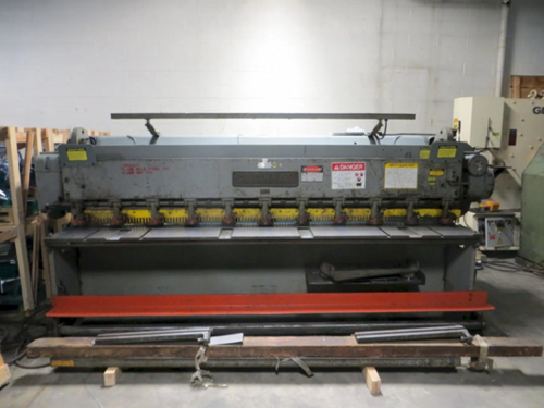 10 gauge x 10' Cincinnati #1010, mechanical power shear, 5 HP, 65 SPM, 24" Back Gauge - Image 1