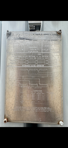 5000 KVA 12470 Primary, 4160/2400 Secondary, Westinghouse, Padmounted Unit Substation Transformer, Delta-Wye - Image 2