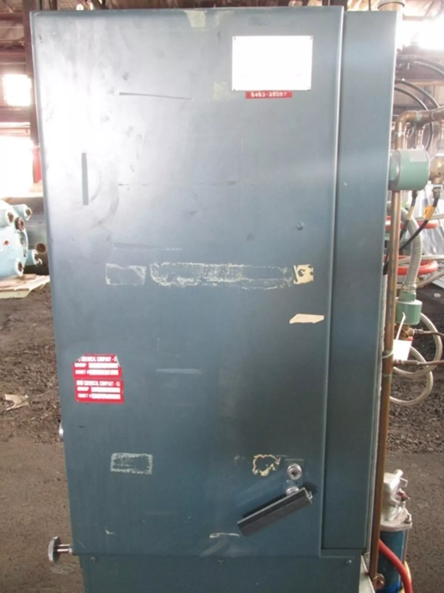 30 Ton, Wabash #30-1212-4STMBX, 4-Post Hydraulic Lab Press, 12" x 12" steam heated/water cooled platens - Image 7