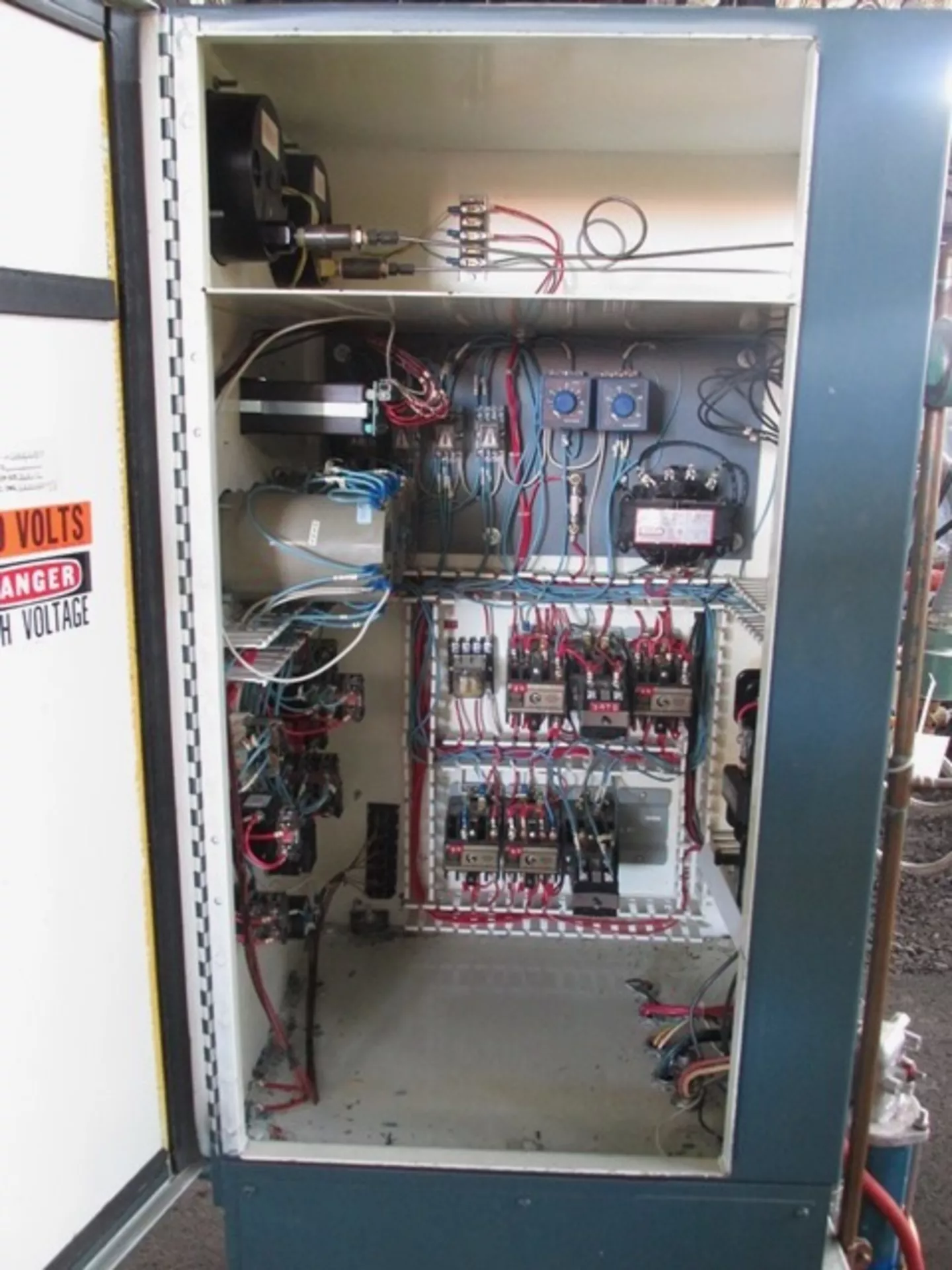 30 Ton, Wabash #30-1212-4STMBX, 4-Post Hydraulic Lab Press, 12" x 12" steam heated/water cooled platens - Image 9