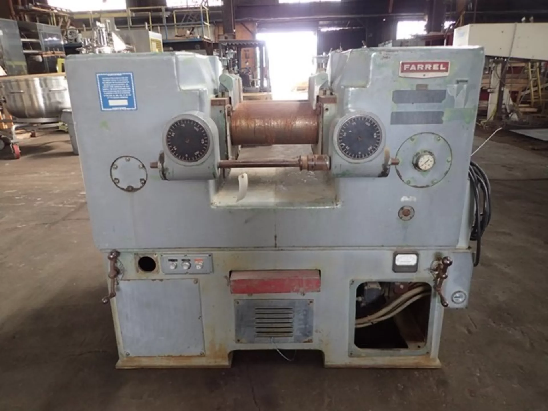 8" x 16" Farrel, Two-Roll Rubber Lab Mill, (2) 10 HP motors, 220/440 Volt - Image 1