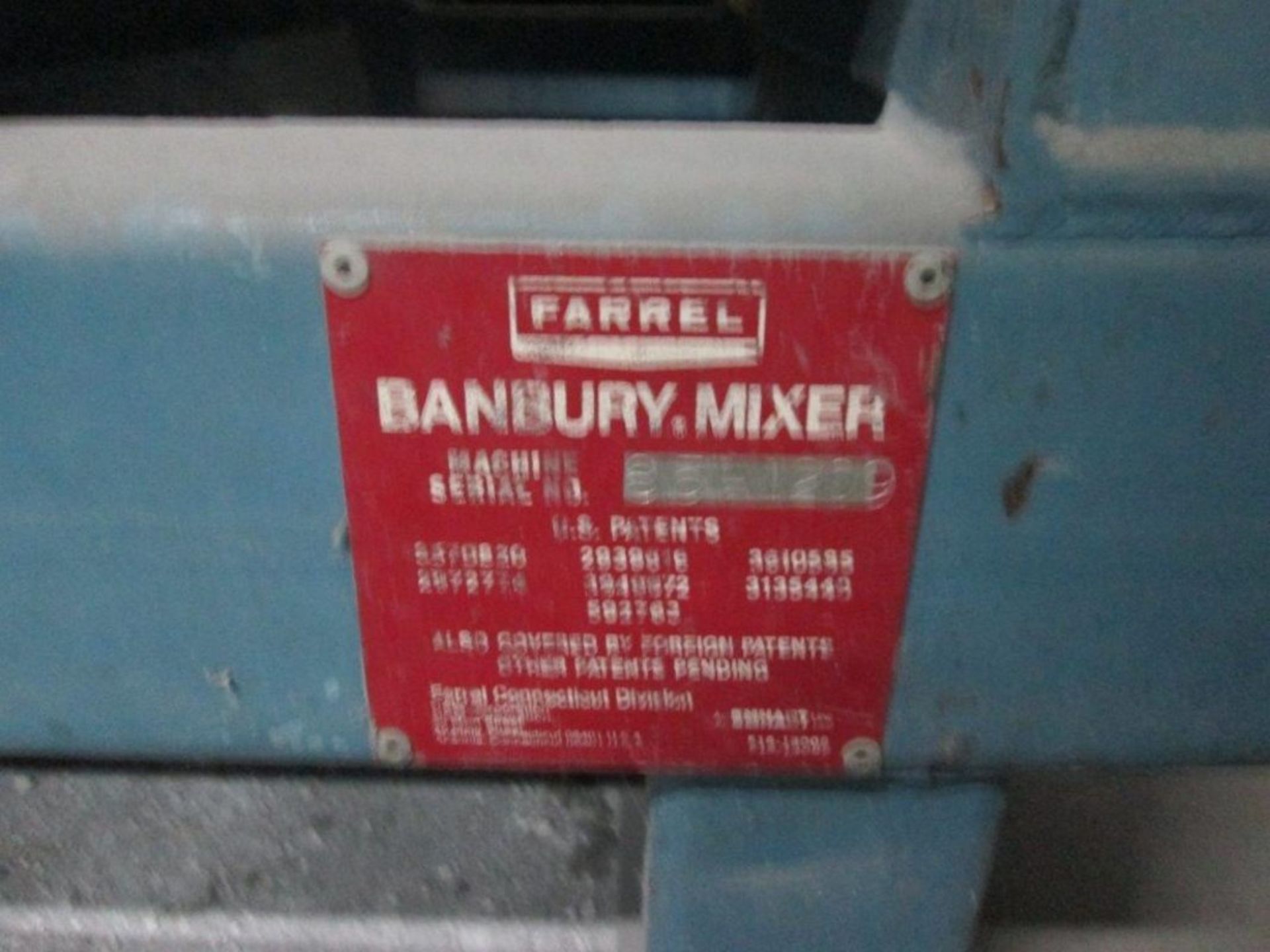 Farrel #OOC-4.6L, Lab Banbury Mixer, 4.6 Liter, 40 HP General Electric DC drive, 1750 RPM, 480 Volt - Image 2