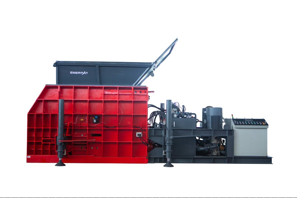 Enerpat #EMS-CS630-14, Scrap Metal Box Shear, 630 T Shearing Force, 170 T Compression, 120 HP, up to 25 TPH - Image 2