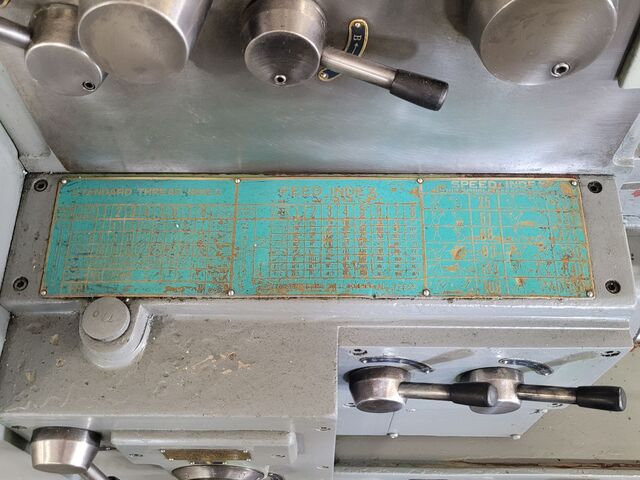 22" x 60" Yam #1500H, heavy duty geared engine lathe, 10" 4-jaw chuck, 2.3" bore, 10 HP, 1500 RPM, tailstock - Image 7
