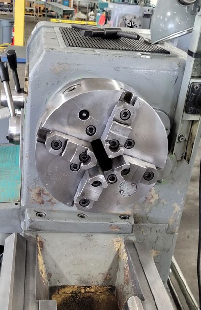 22" x 60" Yam #1500H, heavy duty geared engine lathe, 10" 4-jaw chuck, 2.3" bore, 10 HP, 1500 RPM, tailstock - Image 9