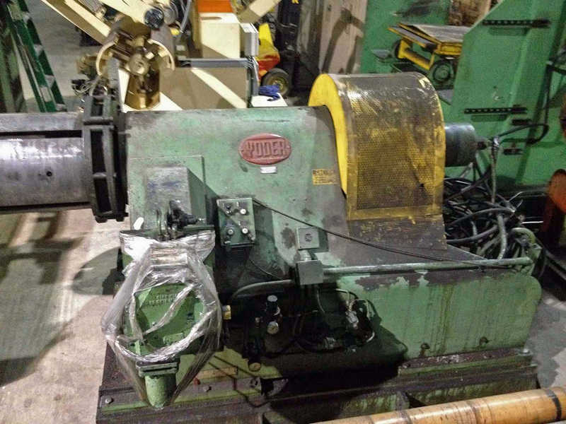 40000 lb. Yoder, uncoiler, 51" face mandrel, 20" ID, hydraulic expansion, Wichita brake - Image 3