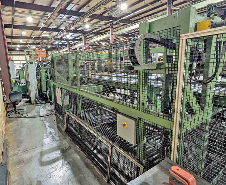 24" x .25" CRP, Cut-To-Length line, 7500 lb., 50 FPM, mandrel uncoiler, hydraulic expansion, 9 roll - Image 3