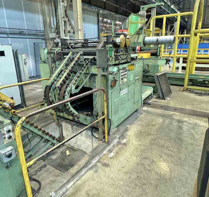 40" x 0.019" Littell #LM2E, Cut-To-Length line, 30000 lb., hydraulic expansion, 328-390 FPM - Image 5