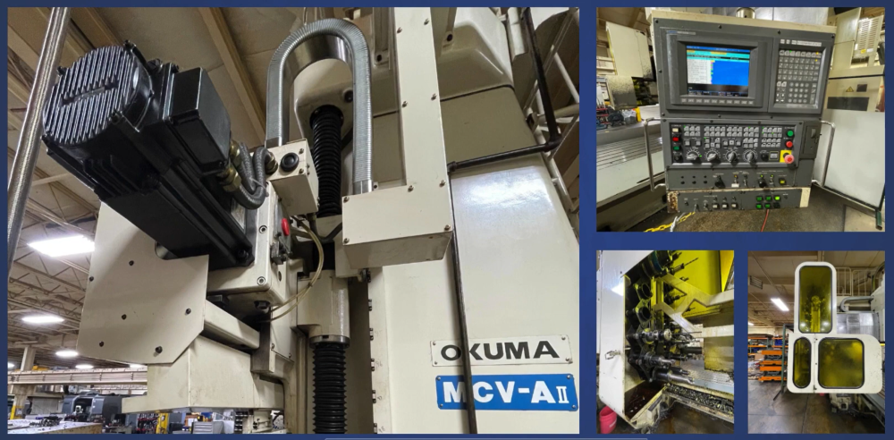 Okuma #MCV-AII 40-20, OSP 7000 Control, 7' x 13' travel, 30-6000 RPM, scales, manual 90&deg; head - Image 2
