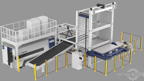HSG #G3015H-V2.0-Store-Pro3015, Fiber Laser Cutting Machine, 61" width x 122" L Sheet Size, 7874 IPM, 12 kW - Image 5