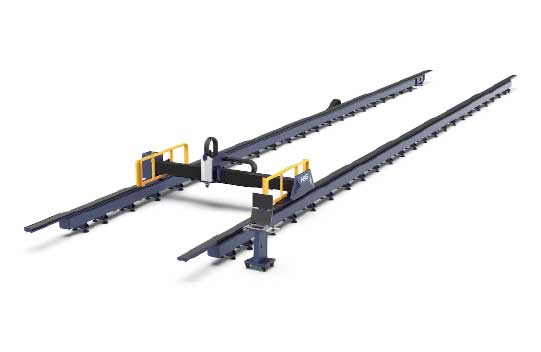 HSG #GFA-Series, Fiber Laser Cutting Machine, 39.4' x 9.8' Cutting Format, 120 MPM, 6-30 kW Power - Image 1