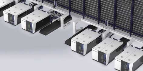 HSG #GFA-Series, Fiber Laser Cutting Machine, 39.4' x 9.8' Cutting Format, 120 MPM, 6-30 kW Power - Image 7