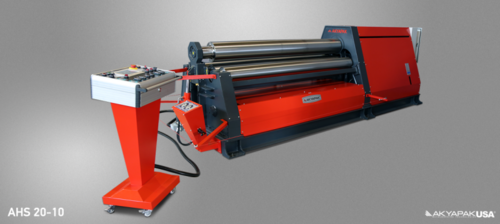 Akyapak #AHS, 4-Roll Plate Rolls, 2-200 mm Plate thickness, 12000 mm Plate width - Image 2