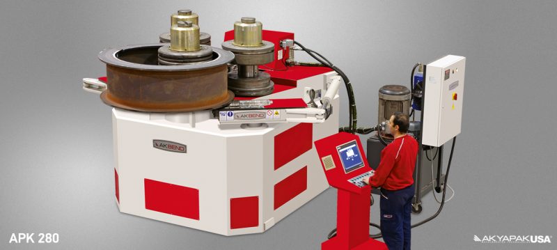 Akyapak #Heavy-Series, Angle Roll Bending Machine, 3-Roll, 400 V - Image 3