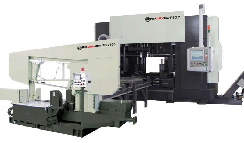 Prodevco #PBS-700- &-PBS-1000, Tandem Drill & Band Sawing Machine, -45&deg; to +60&deg; Cutting Angles - Image 1