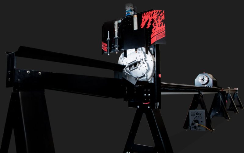 Bend-Tech #Dragon-A400, CNC Tube & Pipe Plasma Cutter, 1"-6" diameter Round Tube capacity, 294" Travel - Image 1