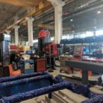 Akyapak #1ADL-1200, CNC Beam Drilling Line, Single-Spindle, 40' Work length, 2"-47" H x 2"-47" width Profile - Image 2