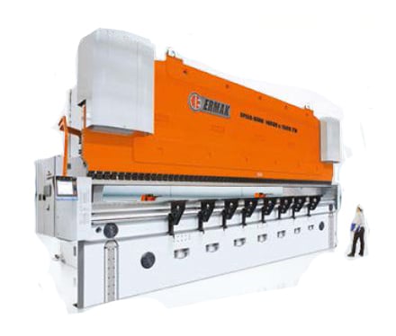 Ermaksan #Heavy-Duty, Tandem Press Brake, 6-Axis Back Gauge, 33' Bending length, 610' mm Throat depth - Image 1
