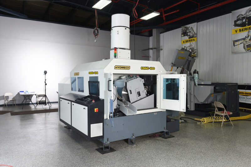 4" Hydmech #CSNC-100, Carbide Circular Cold Saw, 14" x 0.1" kerf Bade Size, 10'-20' L Bar Stock, 0.4"-39" - Image 2