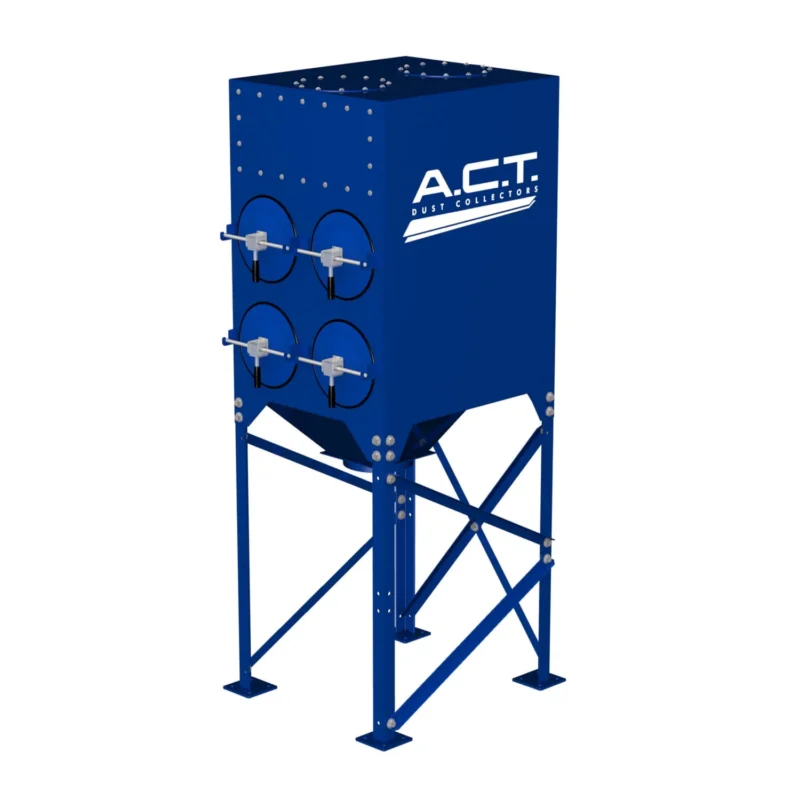 1500 cfm ACT #2-4, Cartridge Dust Collector, (2) Nanofiber Cartridge Filters - Image 1