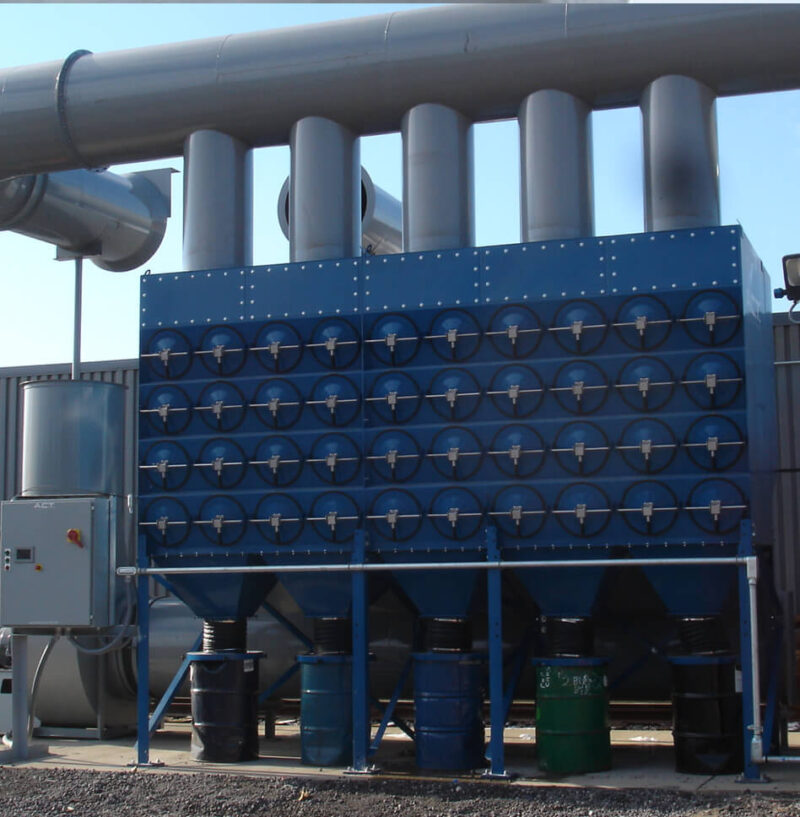 56000 cfm ACT #4-112, Cartridge Dust Collector, (112) Nanofiber Cartridge Filters - Image 2