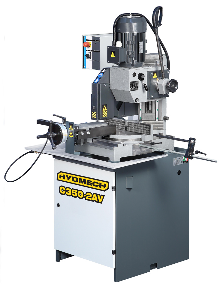 4.5" Hydmech #C350-2AV, Manual Vertical Cold Saw, 12"-14" Blade Size, 3 HP, 15-90 RPM - Image 1