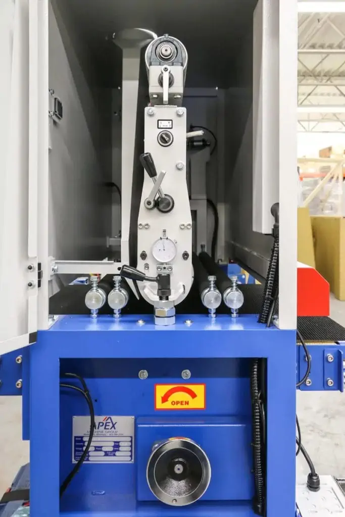 Apex #EZ-Sander, Deburring & Finishing Machine, 1-Head, 36" width Part capacity, 37" x 60" Abrasive Belts - Image 2