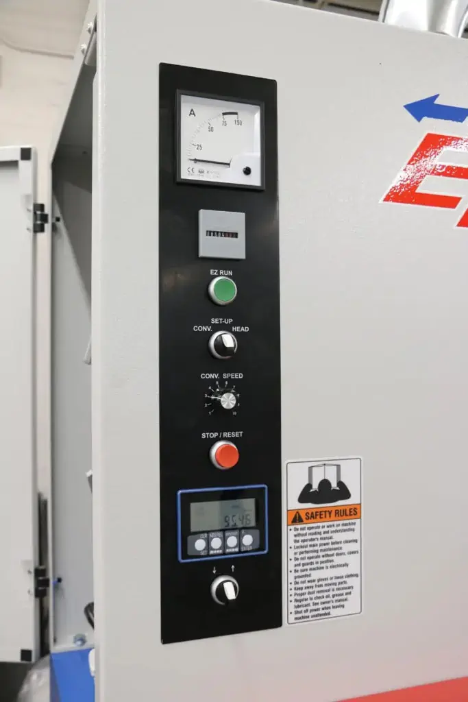 Apex #EZ-Sander, Deburring & Finishing Machine, 1-Head, 36" width Part capacity, 37" x 60" Abrasive Belts - Image 5