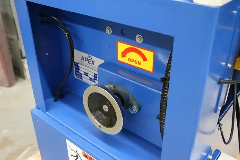 Apex #EZ-Sander, Deburring & Finishing Machine, 1-Head, 36" width Part capacity, 37" x 60" Abrasive Belts - Image 9