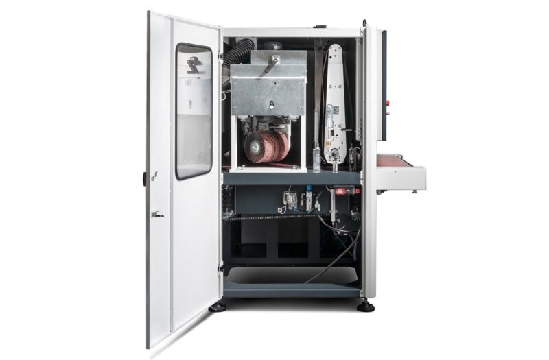 Lissmac #SMD-123-RE, Grinding & Deburring Machine, 950 mm Work width, 1-50 mm Material thickness, 8 MPM - Image 2