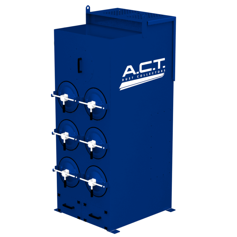 4500 cfm ACT #LaserPack-6, Dust Collector, (6) Nanofiber Cartridge Filters - Image 1