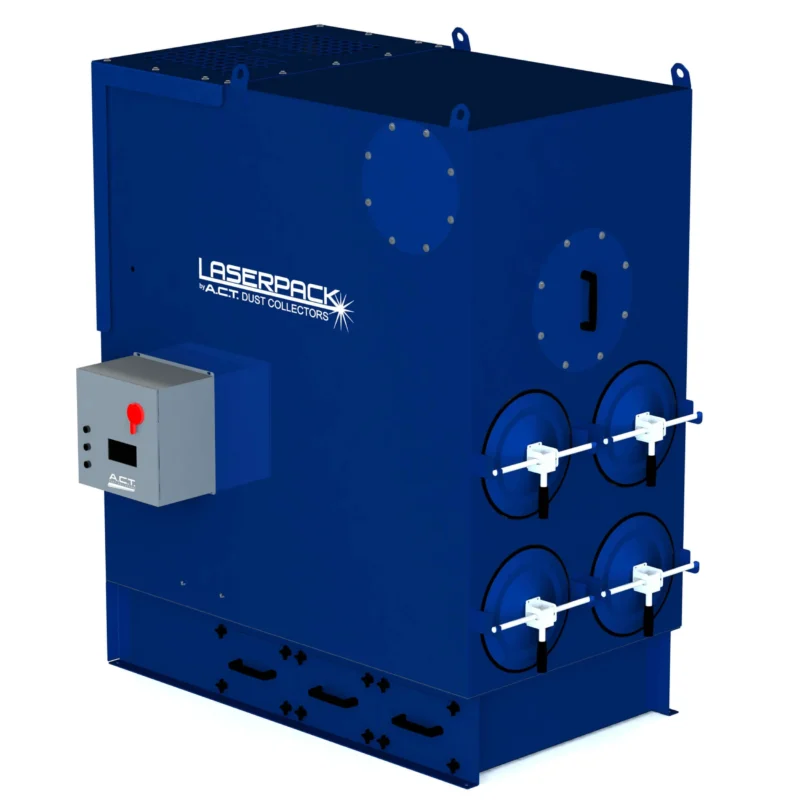 6000 cfm ACT #LaserPack-8, Dust Collector, (8) Nanofiber Cartridge Filters - Image 1