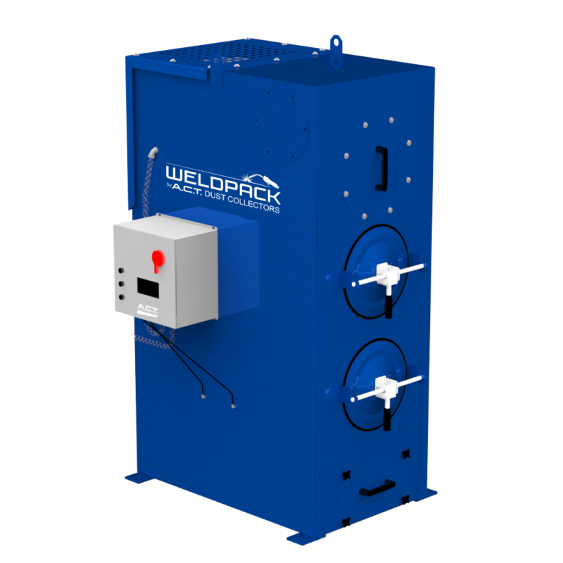 1500 cfm ACT #WeldPack-2, Dust Collector, (2) Nanofiber Cartridge Filters - Image 1