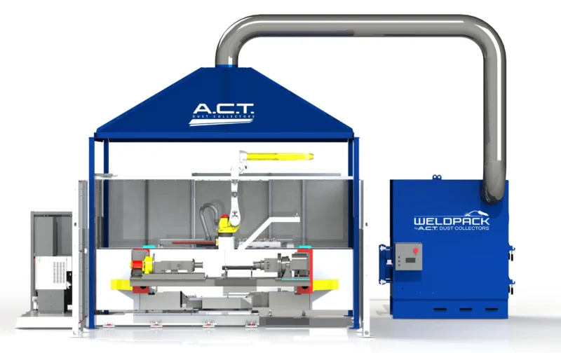 1500 cfm ACT #WeldPack-2, Dust Collector, (2) Nanofiber Cartridge Filters - Image 3
