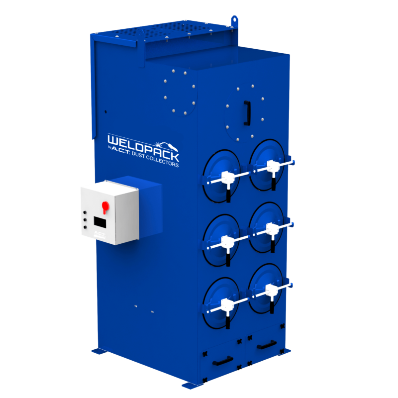 4500 cfm ACT #WeldPack-6, Dust Collector, (6) Nanofiber Cartridge Filters - Image 1